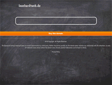 Tablet Screenshot of leonhardtweb.de